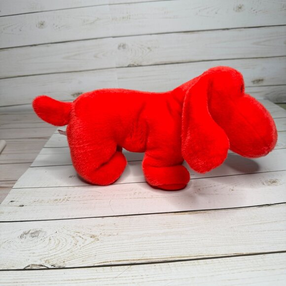 Ty Beanie Buddies Rover The Red Dog 12" Plush Stuffed Animal 1998 - Picture 3 of 9